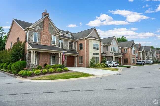 The Townhomes in Hickory Ridge all have their own unique style.