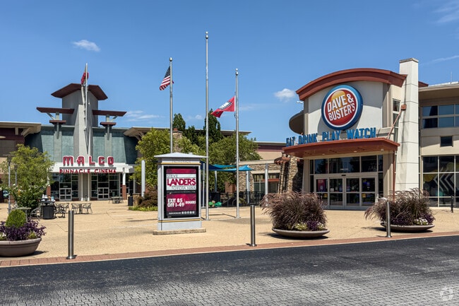 Entertainment abounds at Dave & Busters and the Malco Theater in the Pinnacle Hills Promenade.