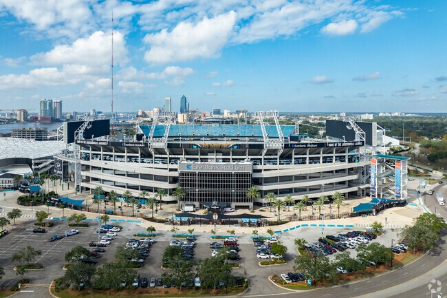 If you are a football fan, there is EverBank Stadium, home of the Jacksonville Jaguars.