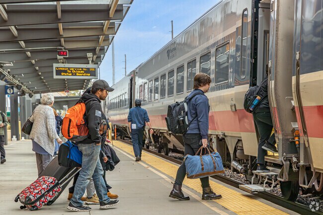 Parkside residents can use the Amtrak to be in Chicago in only a few hours.
