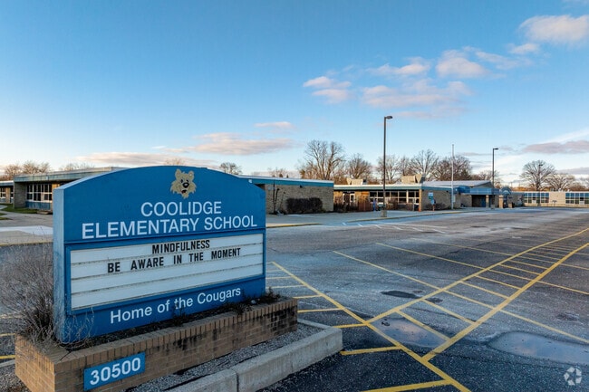 Coolidge Elementary School challenges students by offering an all encompassing curriculum.