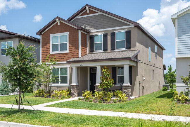 You can find expansive Craftsman-style homes throughout Meridan Parks.