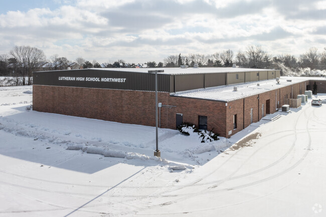 Lutheran High School Northwest signage.