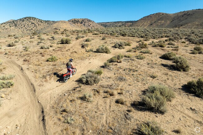 Off-road trails around Topaz Lake offer excitement for motocross enthusiasts.