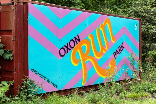 With plenty of public art on display, Oxon Run Park Washington Highlands is a sight.