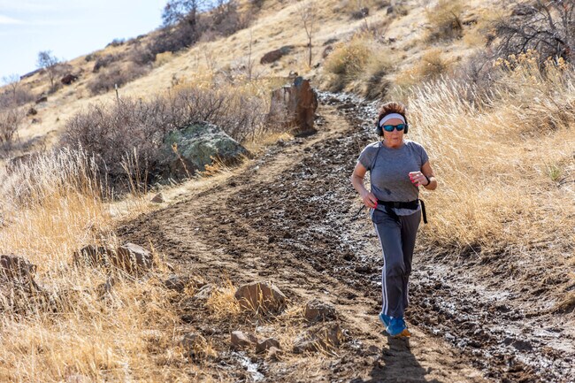 North Table Mountain has over 15 miles of rocky and dirt-packed trails weaving through the bluffs of the Rocky Mountains.