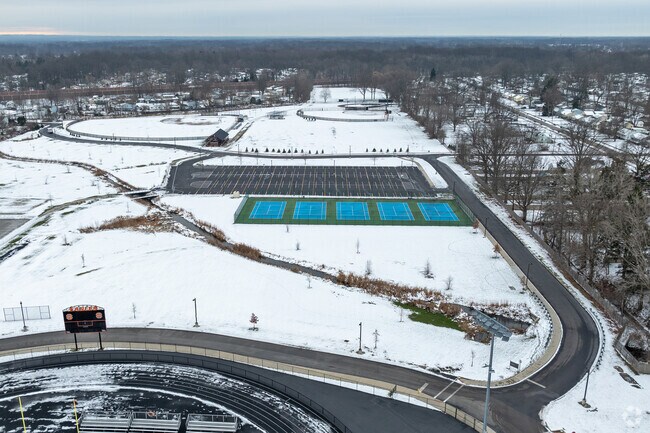 Kids can participate in a variety of competitive athletic programs a North Olmsted Middle School