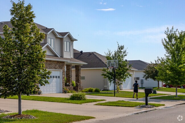 Eagle Run sidewalks are convenient for local runners.