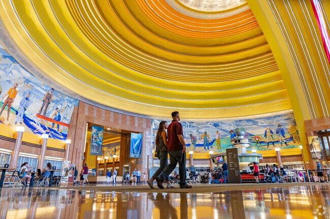 The Cincinnati Union Terminal in West end is an Art Deco icon featuring museums to explore.