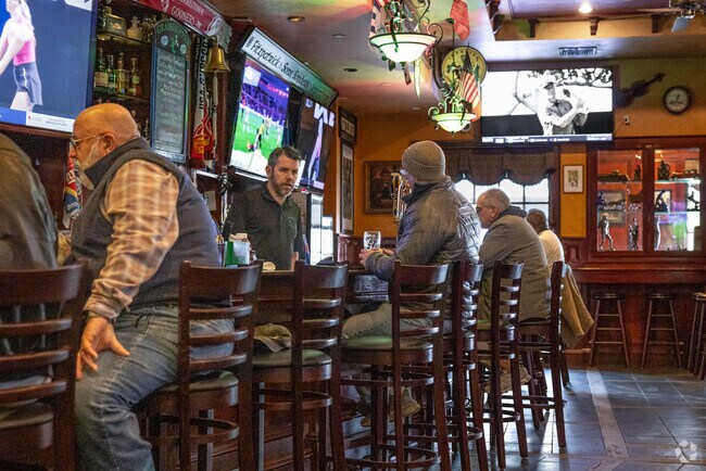 Morris Township locals enjoy cozy, down-home places to gather such as Grasshopper Off The Green.