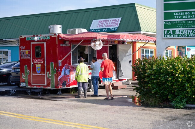 This Mexican food truck arrives daily in the Willoughby neighborhood.