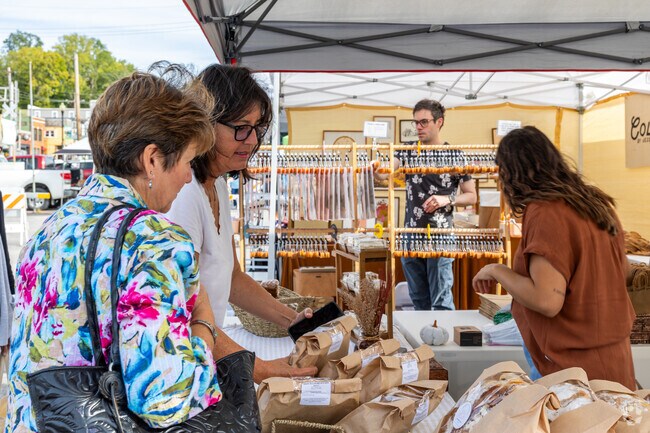 Locals can find sourdough loaves at the Fall Strawberry Swing Festival in downtown Parkville.