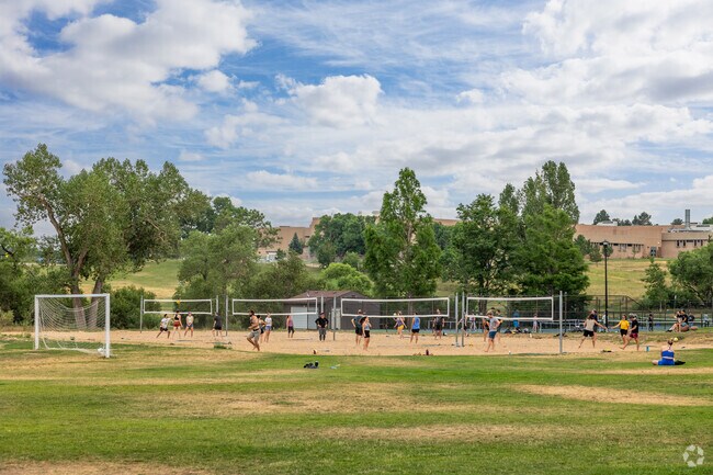 Volley Ball, soccer, basketball and Tennis are just a few of the outdoor activities at the East Boulder Community Center.