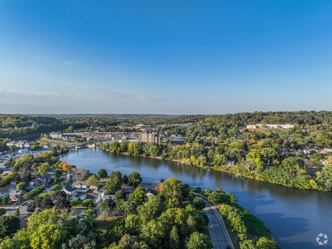 Lowertown sits along the Silver Lake just outside of Rochester.