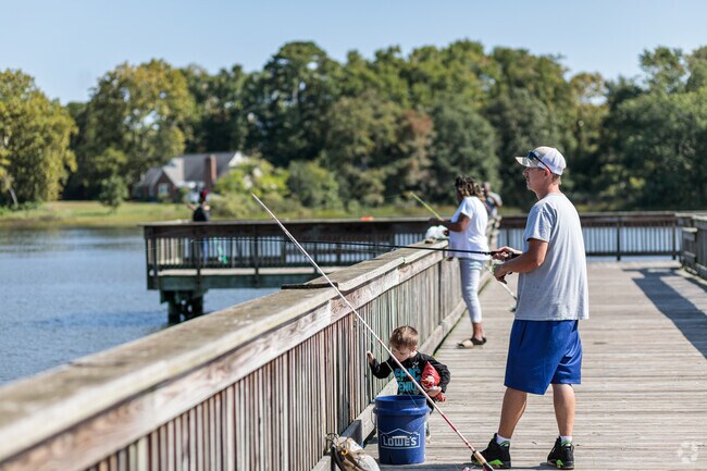 Teach your kids to fish and they will not forget at City Park in Midtown Portsmouth.