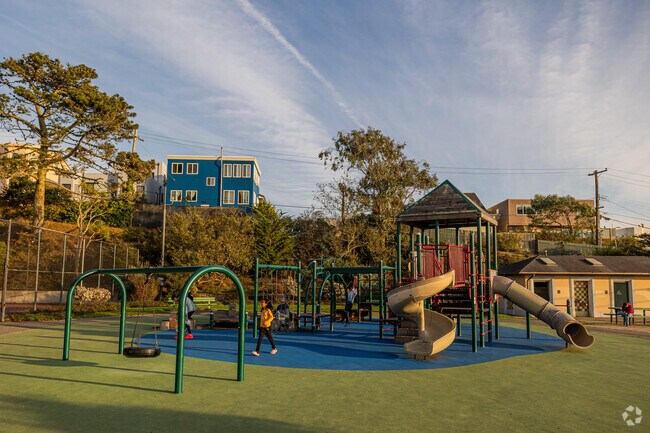 Aptos Park caters to all ages with two distinct playgrounds each offering unique experiences.