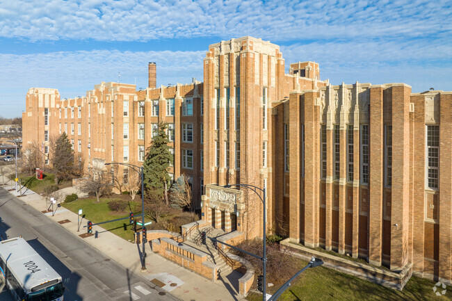 Von Steuben Metropolitan Science Center is located in the North Park neighborhood.