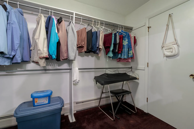 Large walk in closet in master.