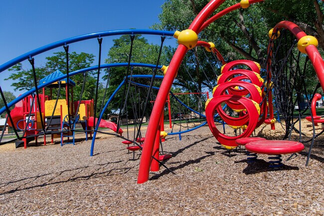 Kids can go wild and play on Raymac Park's playground.