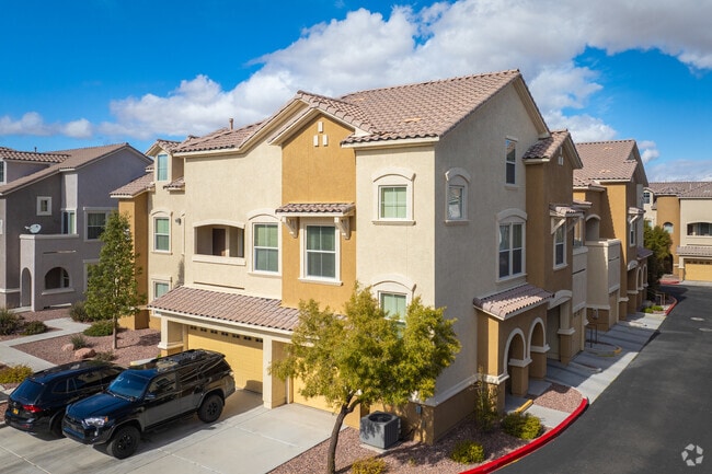 Gated condos and townhomes are a popular choice for residents in Rhodes Ranch.