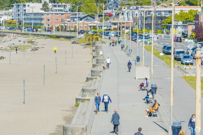 Walk the boardwalk on Alki for an afternoon of fresh air a few minutes away from Fairmount.