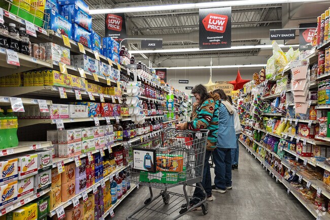 Hy-Vee in Waukon offers groceries for Postville residents.
