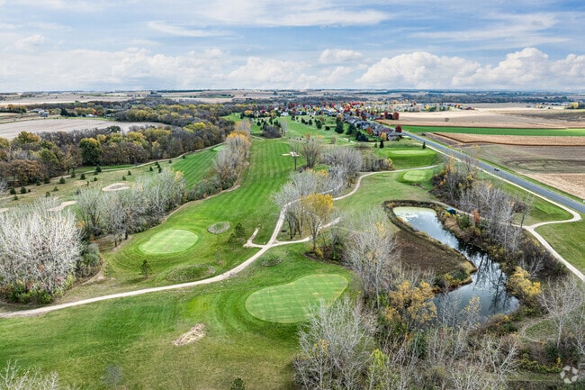 Pine Island Golf Course spans 140 acres with public, 18-hole play.