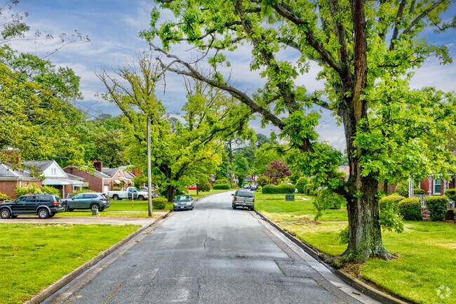 Greenhill Farms is full of shrubs, greenery, and plenty of tall trees.