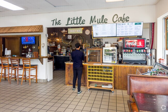 The Little Mule Cafe in Penhook serves tasty sandwiches and breakfast burritos.