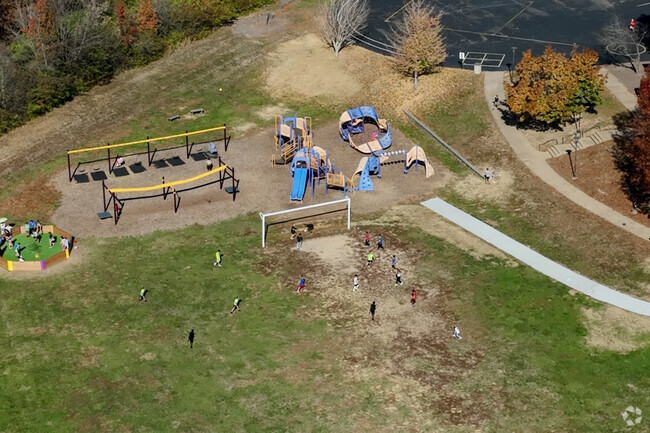 Hagemann Elementary School has an imaginative playground as part of their learning.