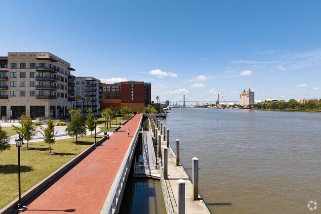 The Savannah Riverwalk takes residents from Hitch Village-Fred Wessels to downtown Savannah.