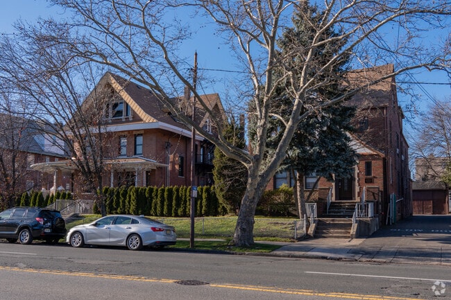 The Yeshiva Gedolah of Bayonne school is comprised of two adjacent buildings.