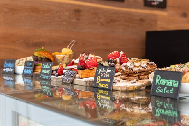 Caffe Central makes fresh pastries and breakfast and Skyfarm residents love the selections.