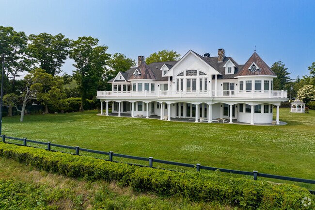 Old Field is known for luxury mansions set along the Long Island Sound.