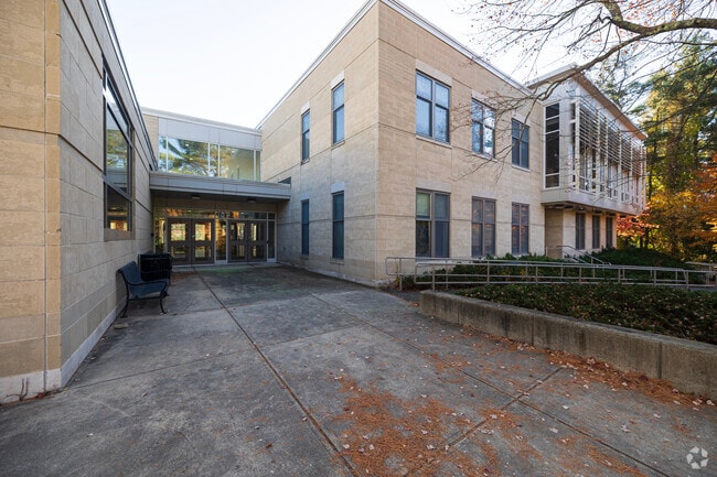 Bromfield School in Bare Hill has a beautiful building including an auditorium for the students.