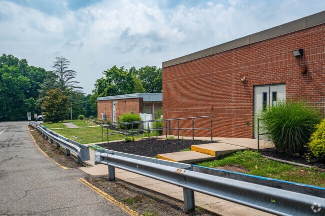 Side entrances of Woodmont Elementary School.