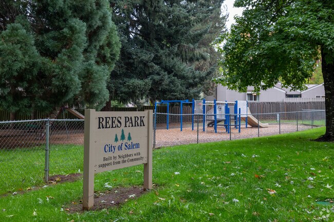 Rees Park is a great spot to play and enjoy nature on Rees Hill Rd SE in Salem.