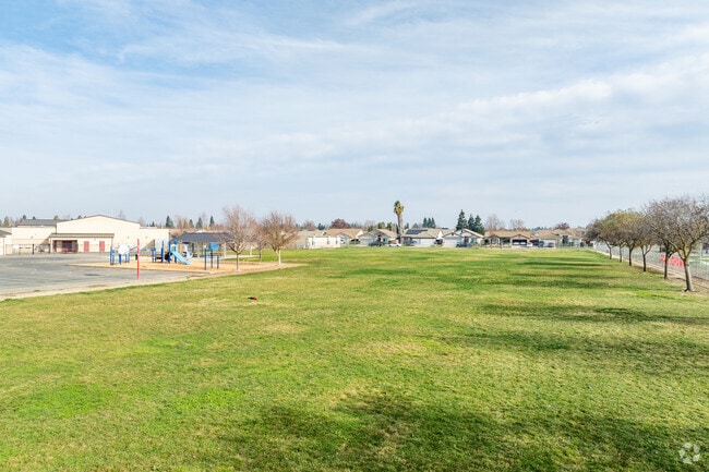 There is a lot of space for students at Arnold Adreani Elementary School to be active.