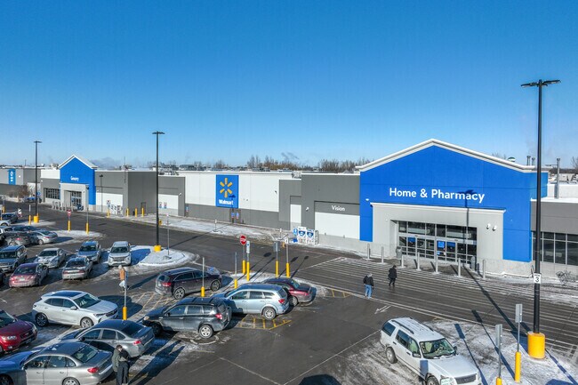 Some Sheyenne Park residents make the short drive to Walmart for groceries.