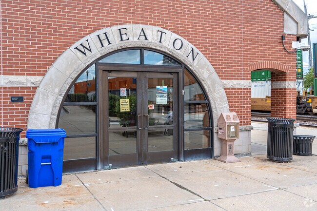 The Metra ride from Wheaton to Downtown Chicago takes about 45-minutes.