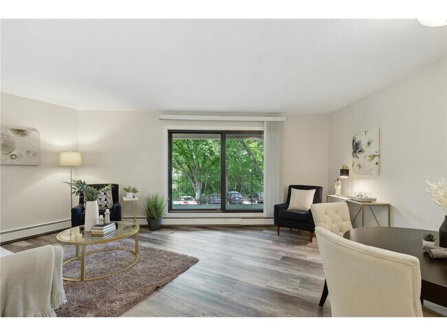 Living room with balcony