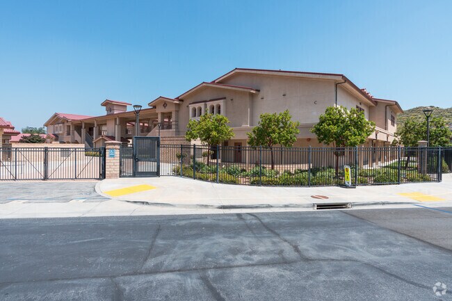 One of the buildings at West Creek Academy in Valencia, CA.