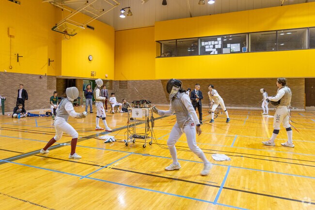 Senior Mixed Foil fencing is held at the Danosi Open in Woodbridge.