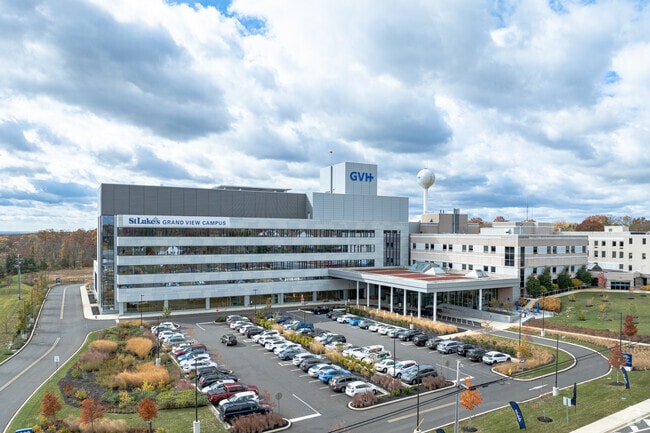 St. Luke's Grand View Hospital is four miles north in Sellersville.