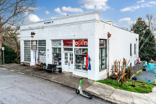 Rebus Works is a quirky gallery, frame and coffee shop in Boylan Heights.