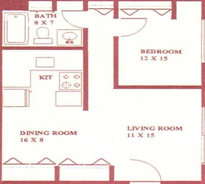 1BR/1BA