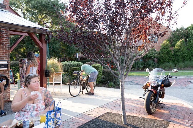 Glen Meade residents can bike rather than drive to some areas.
