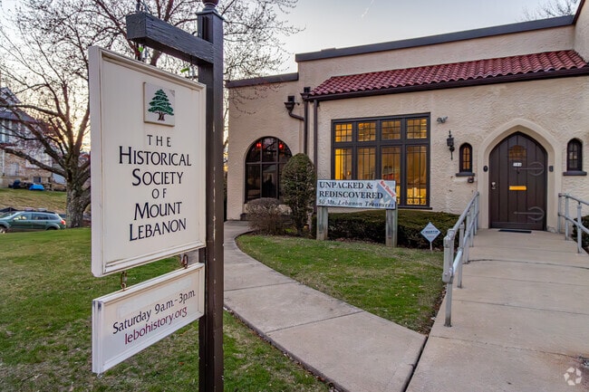 Learn about Mount Lebanon at the Historical Society on Washington Road.