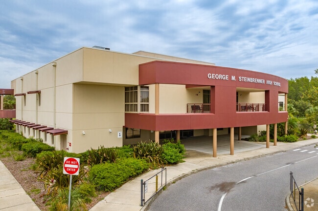 Steinbrenner High opened August 25, 2009, with about 1600 students in Lutz.