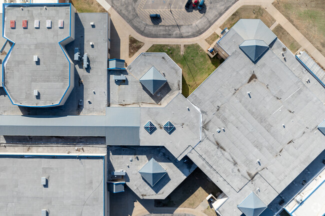 Here is a top down view of Goddard High School.